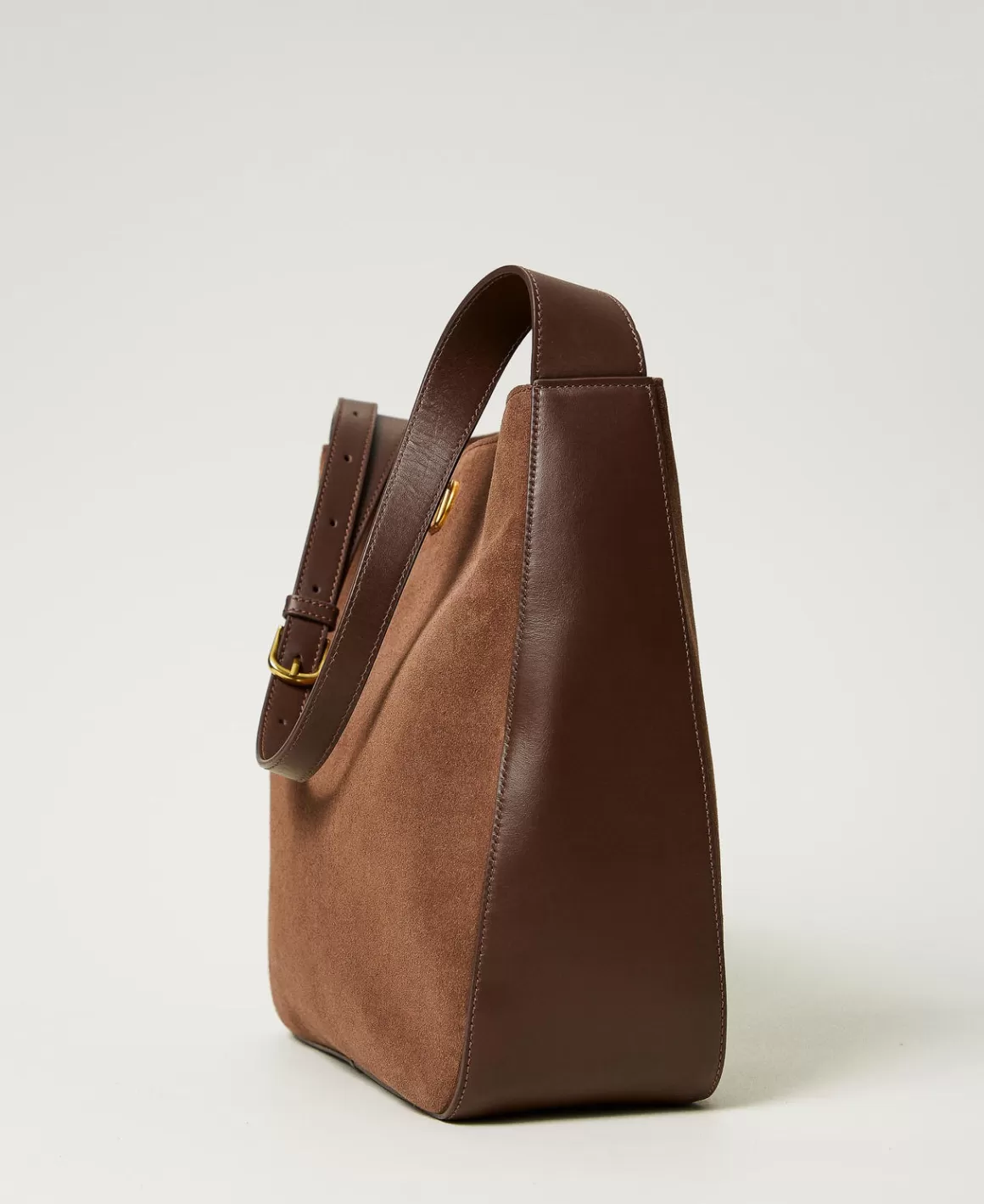 TWINSET Milano Besaces | Sacs Porté Épaule*Besace «Chelsea» En Cuir Marron Fondant