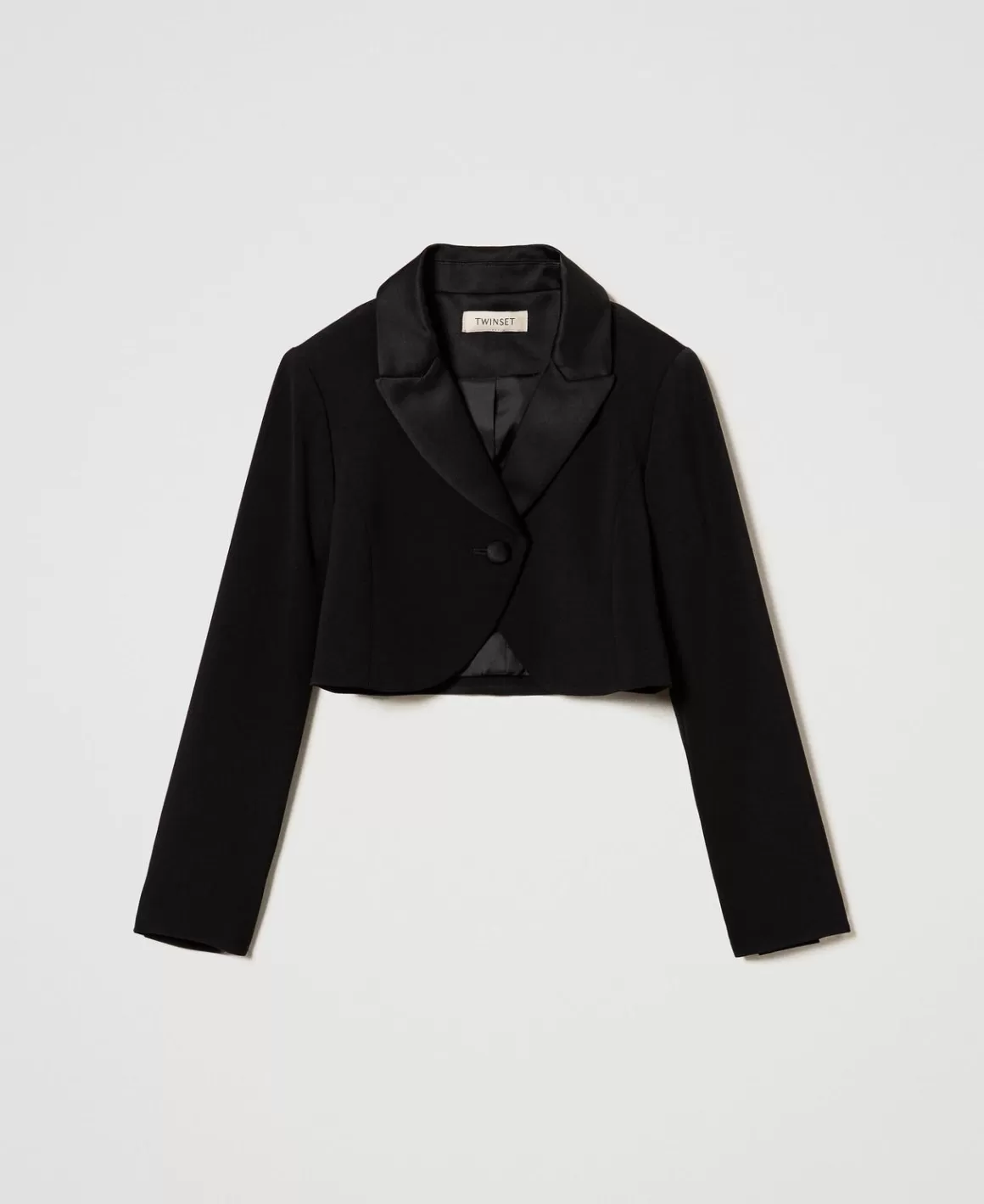 TWINSET Milano Blousons Et Manteaux*Blazer Spencer En Flanelle Noir