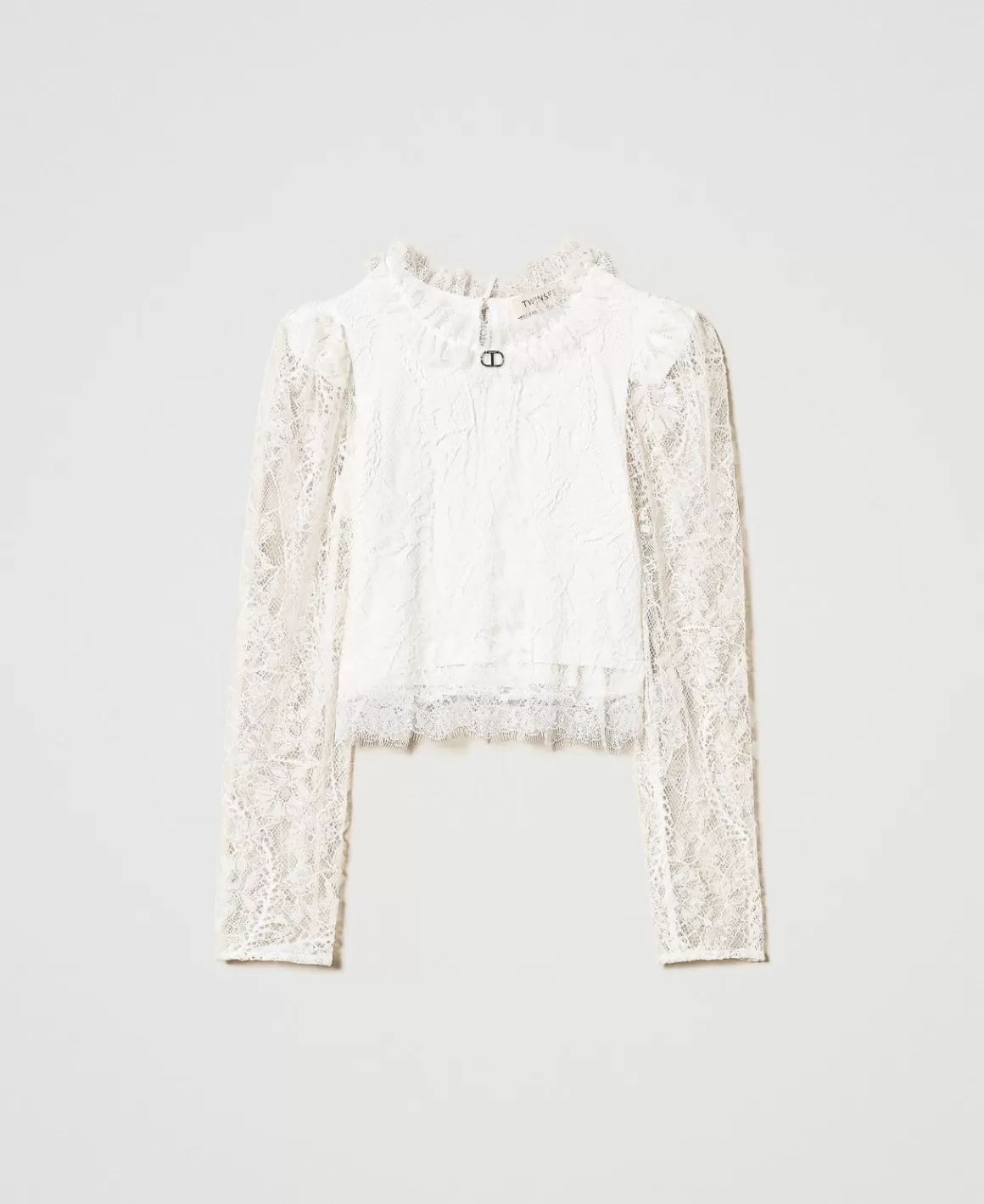 TWINSET Milano Blouses Et Chemises*Blouse En Dentelle De Valenciennes Off White