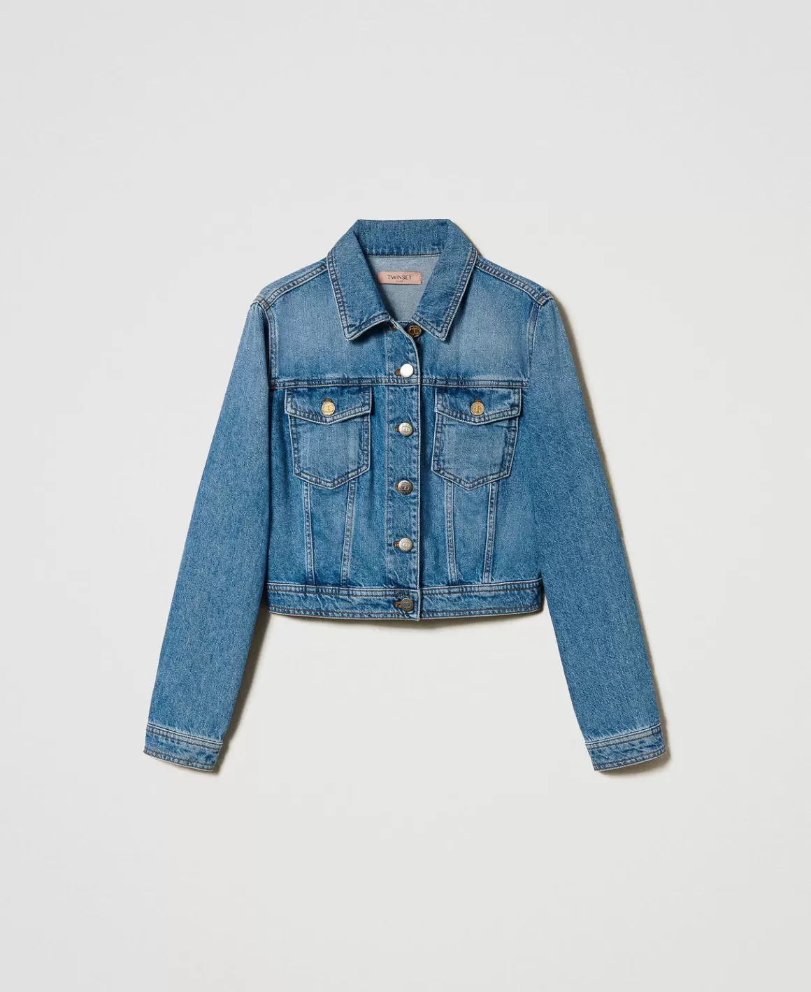 TWINSET Milano Blousons Et Doudounes*Blouson En Jean Avec Poches Denim