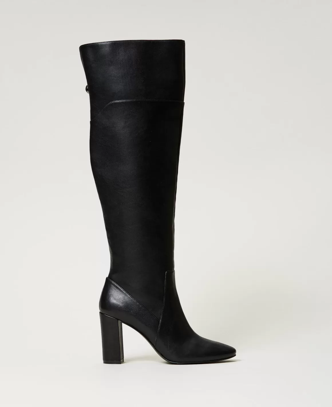 TWINSET Milano Chaussures À Talons | Bottes Et Bottines*Bottes à Talons Montantes Noir