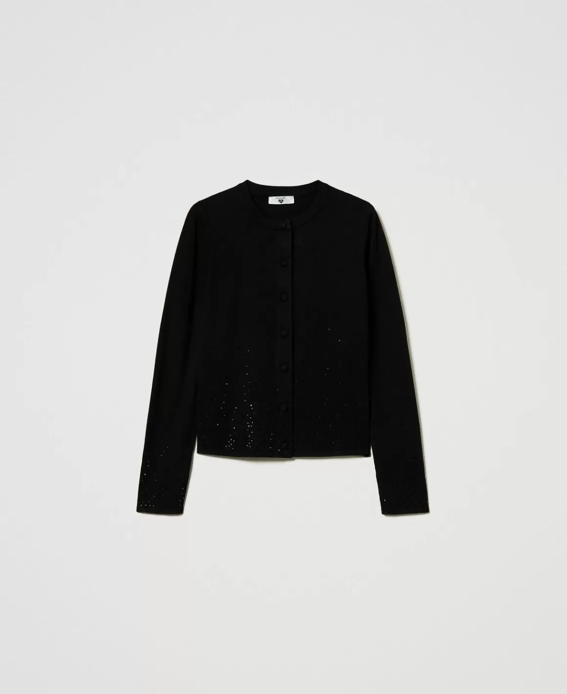 TWINSET Milano Pulls Et Cardigans*Cardigan Avec Strass Dégradés Noir