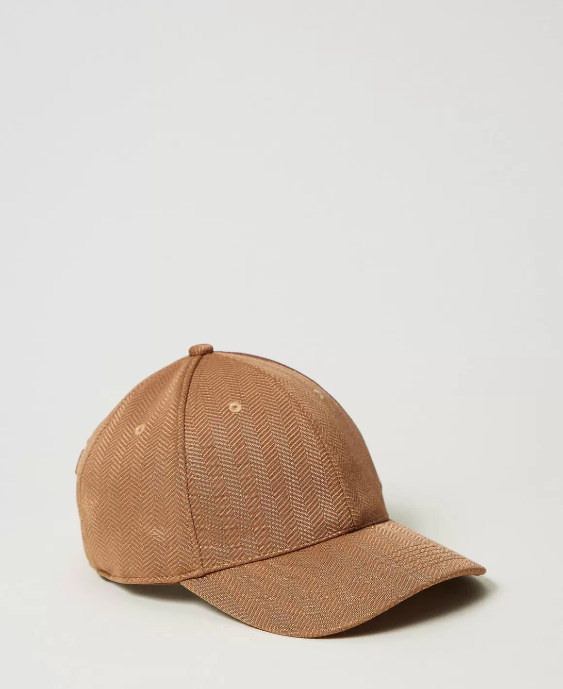 TWINSET Milano Chapeaux*Casquette De Baseball En Scuba Caramel Camel