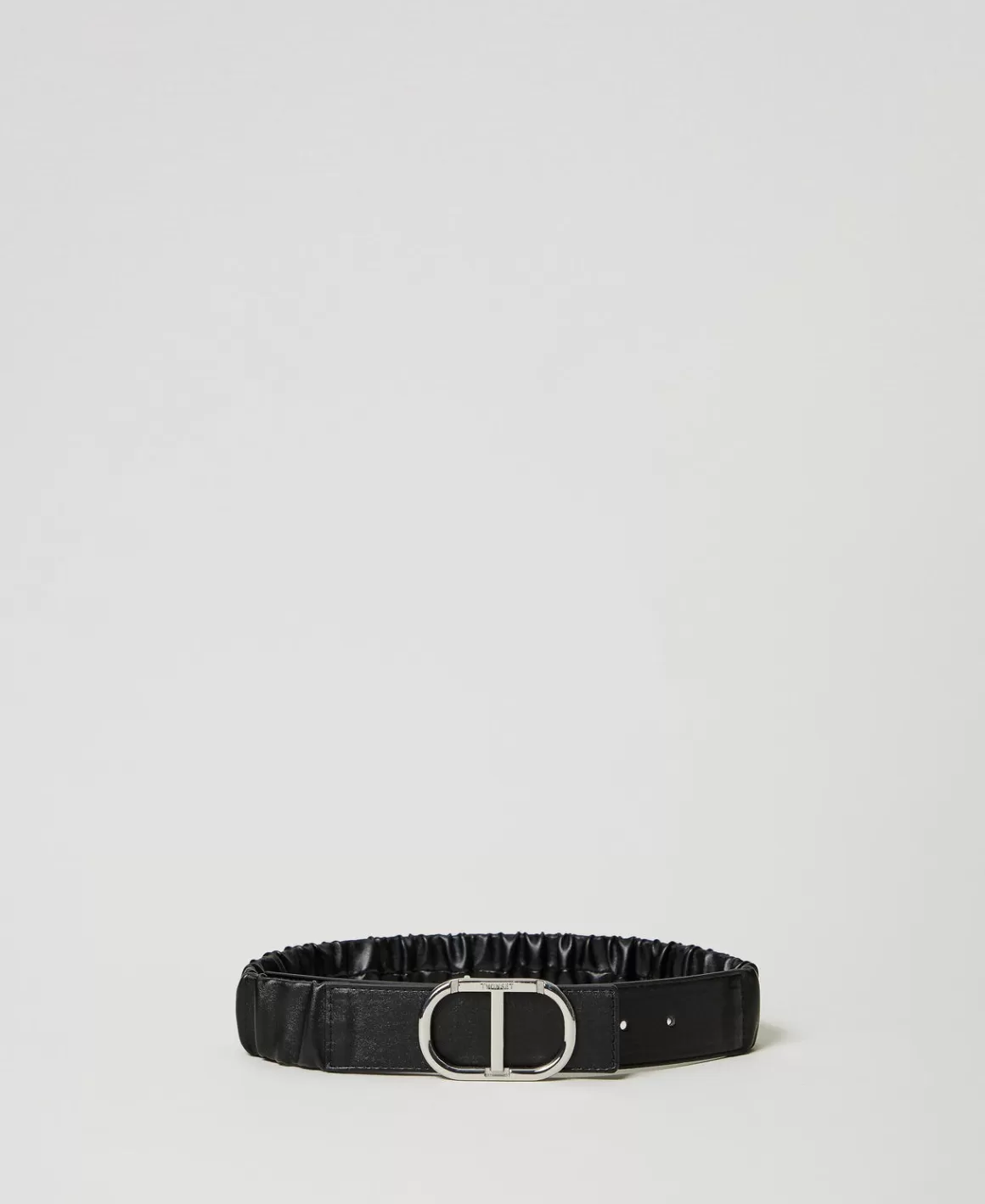 TWINSET Milano Accessoires*Ceinture élastique Avec Boucle Oval T Noir