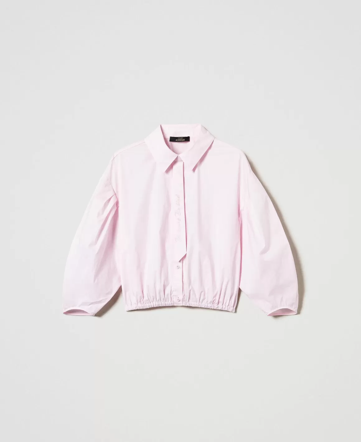 TWINSET Milano Blouses Et Chemises*Chemise Boxy Avec Cravate Rose « Pink Tulle »