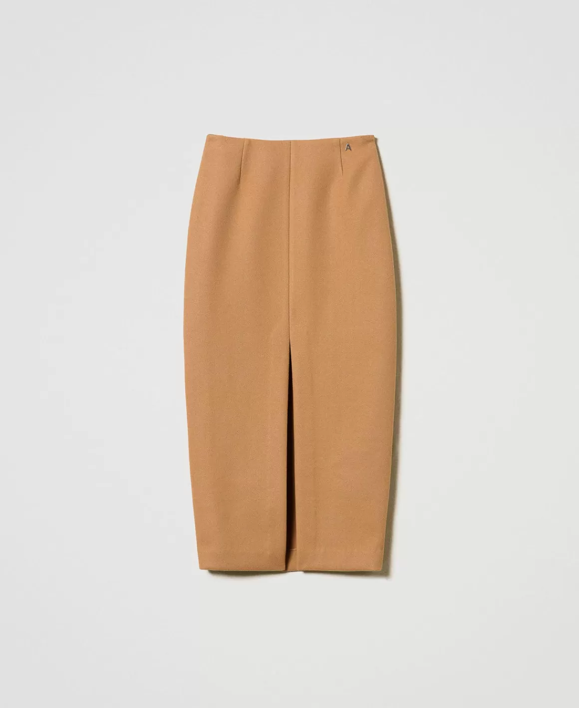 TWINSET Milano Jupes*Jupe Mi-longue En Drap Marron « Cinnamon »