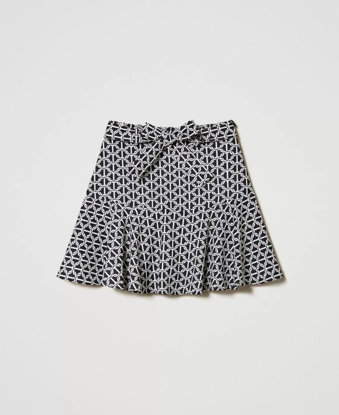 TWINSET Milano Jupes*Jupe-culotte En Crêpe De Chine Avec Imprimé Imprimé Oval T Chaîne