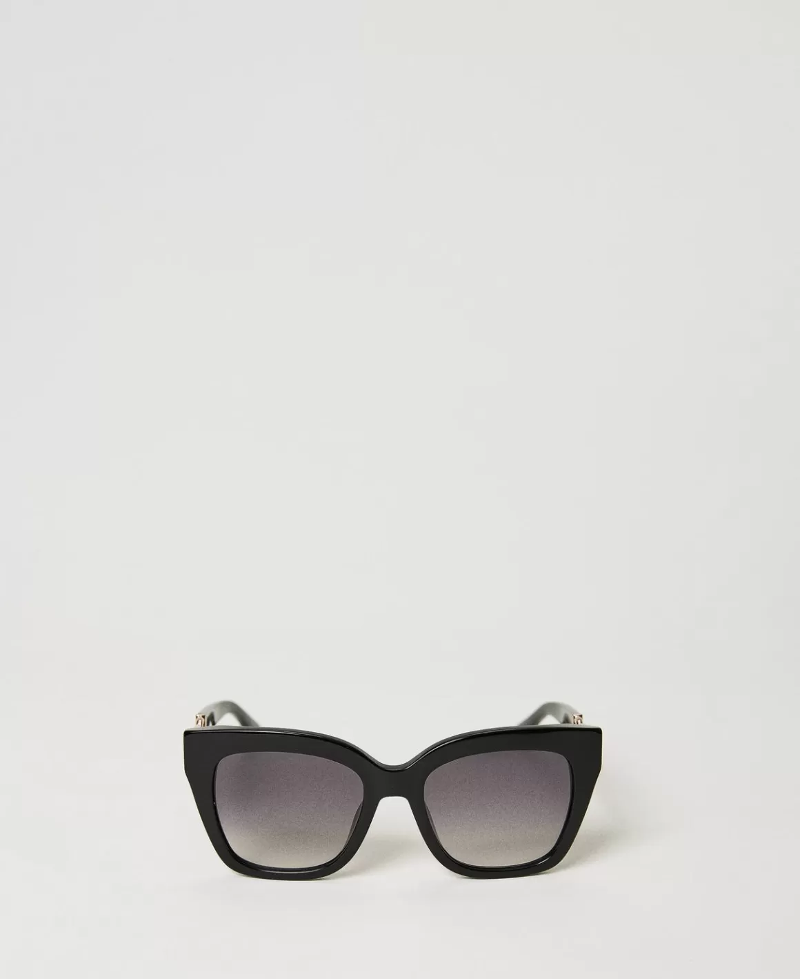 TWINSET Milano Lunettes De Soleil*Lunettes De Soleil œil-de-chat Avec Barrette Noir