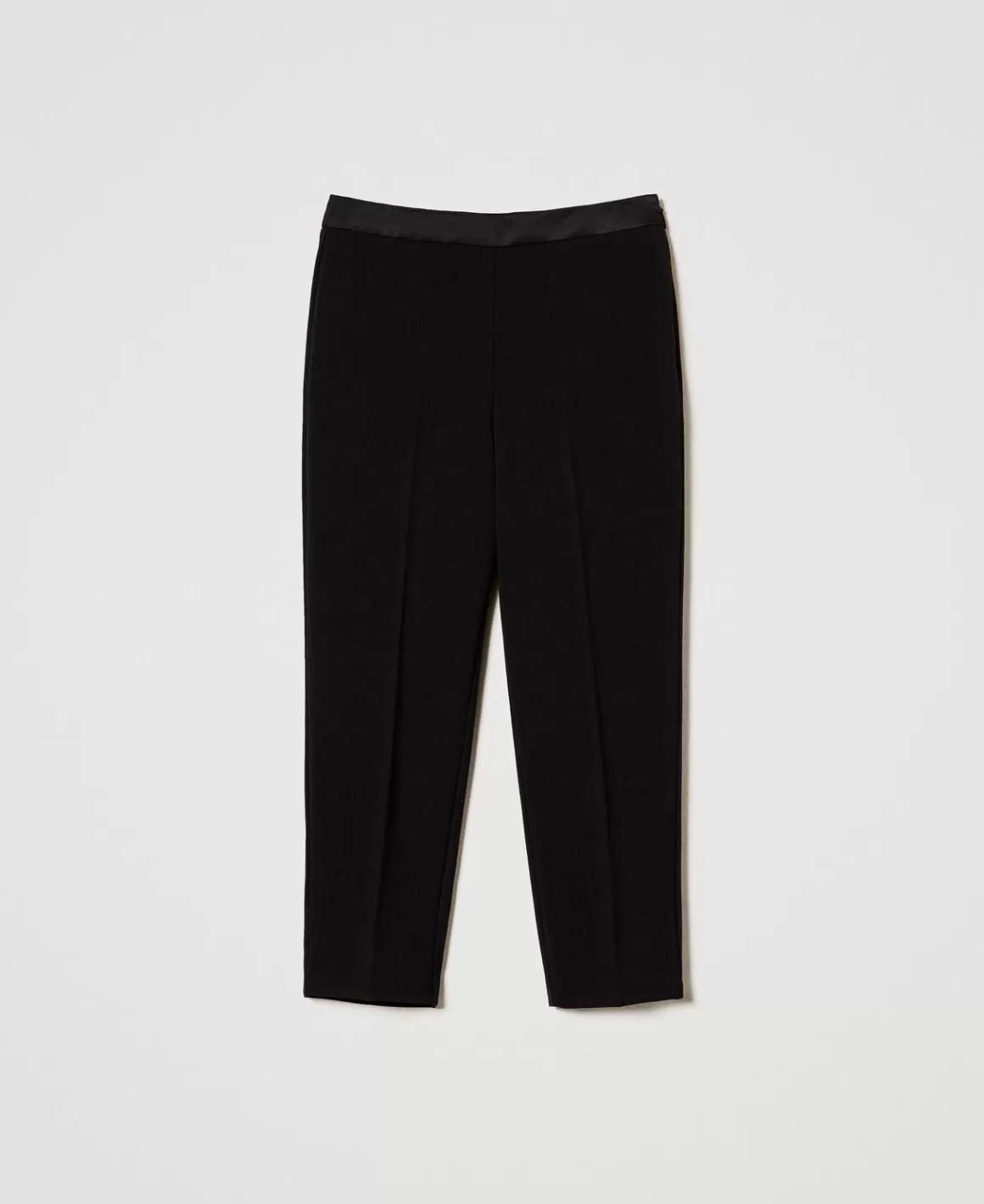 TWINSET Milano Pantalons Et Jeans*Pantalon Cigarette En Flanelle Noir