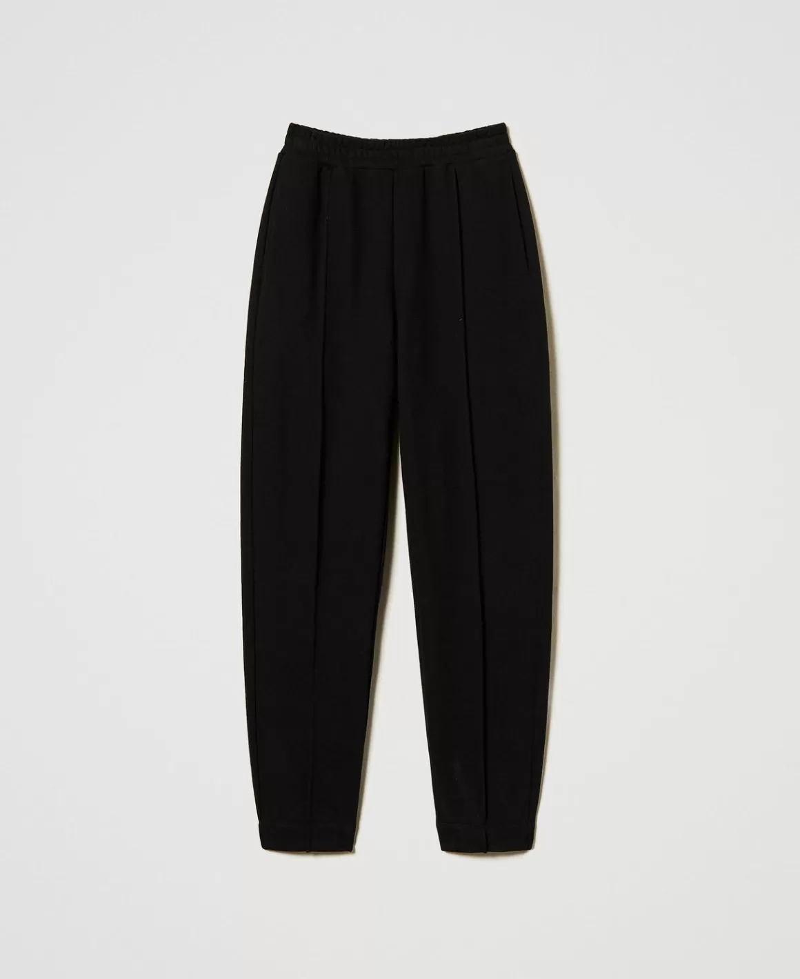 TWINSET Milano Pantalons Droits Et Cigarette*Pantalon Cigarette En Molleton Noir