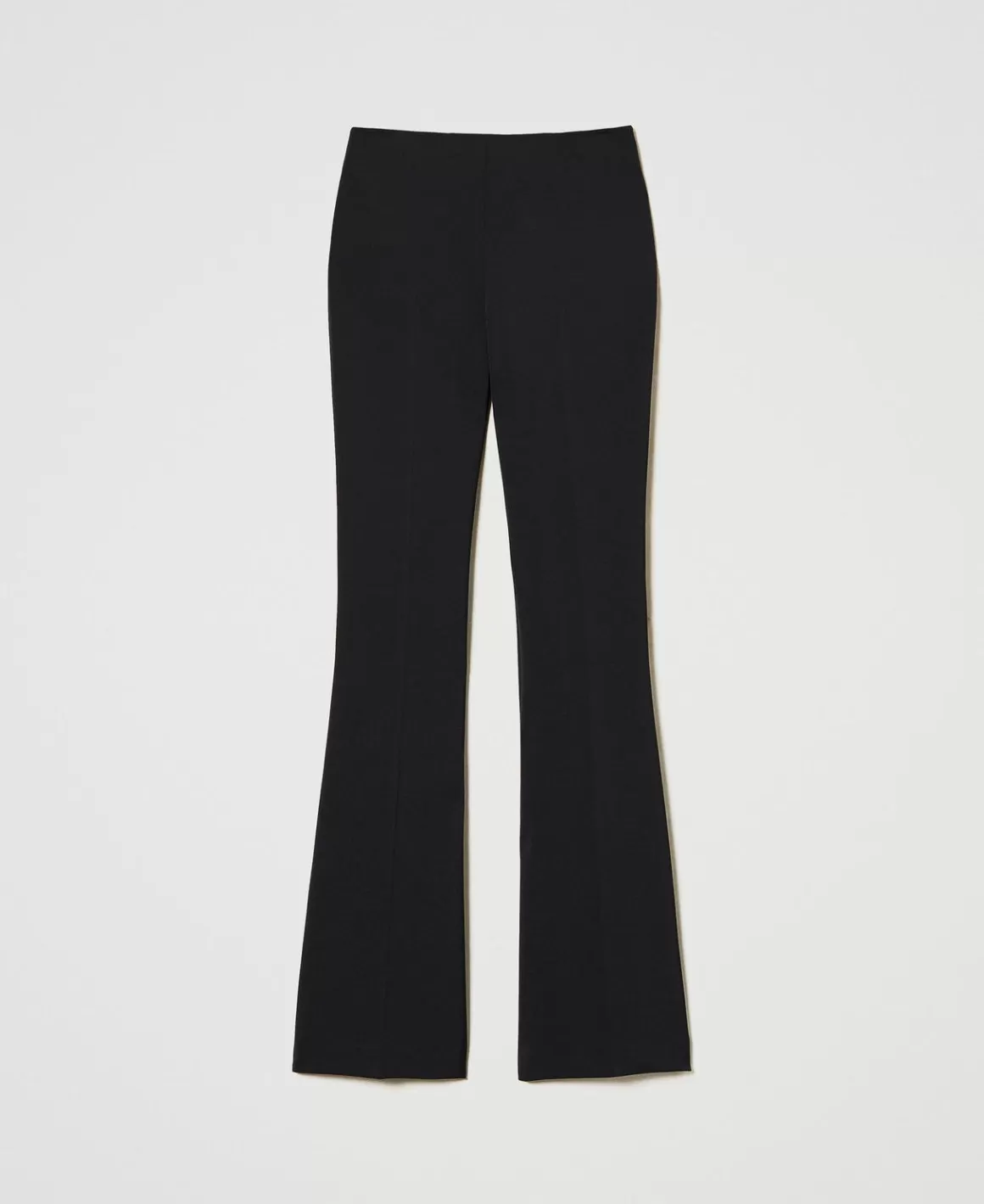 TWINSET Milano Pantalons Évasés*Pantalon évasé Taille Haute Noir