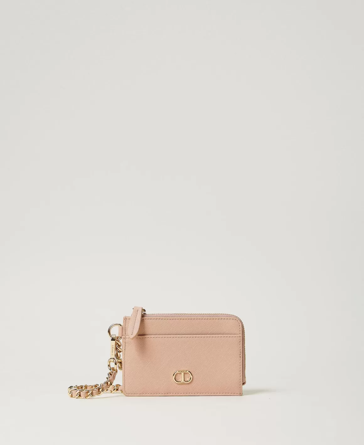 TWINSET Milano Portefeuilles Et Porte-Clés*Porte-cartes Avec Chaîne Et Oval T Rose « Peachy Keen »