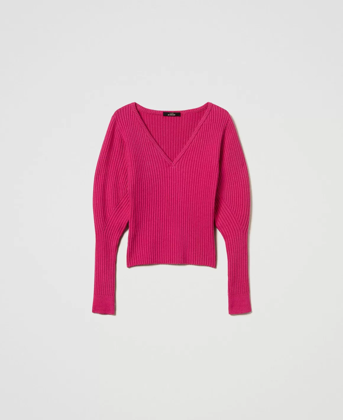 TWINSET Milano Pulls Et Cardigans*Pull Ajusté Côtelé Super Pink