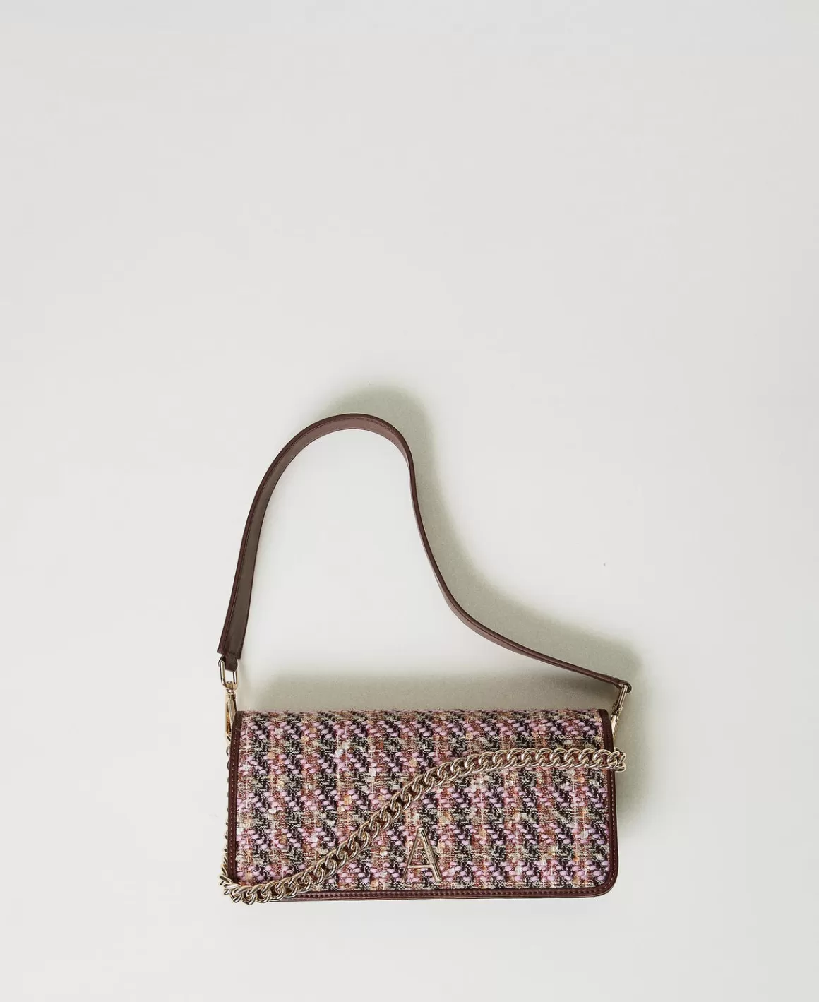 TWINSET Milano Sacs Porté Épaule | Sacs À Bandoulière*Sac à Bandoulière Avec Tissu Bouclé Multicolore Pink Tulle Bouclé