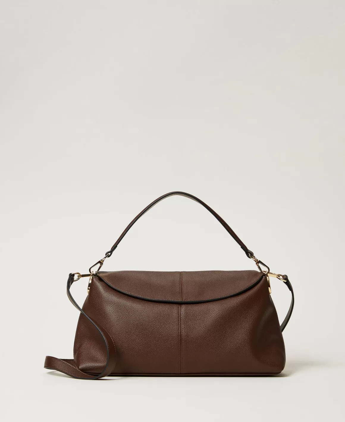 TWINSET Milano Sacs Porté Épaule | Sacs À Bandoulière*Sac à Bandoulière «Taylor» Avec Oval T Coffee Chocolate