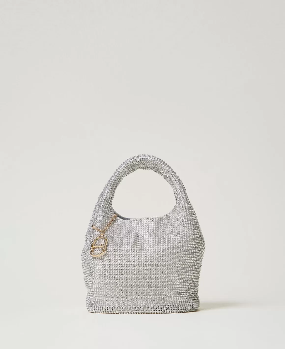 TWINSET Milano Mini Sacs | Besaces*Sac «Rendez-vous» En Strass Avec Charm Oval T Cristal