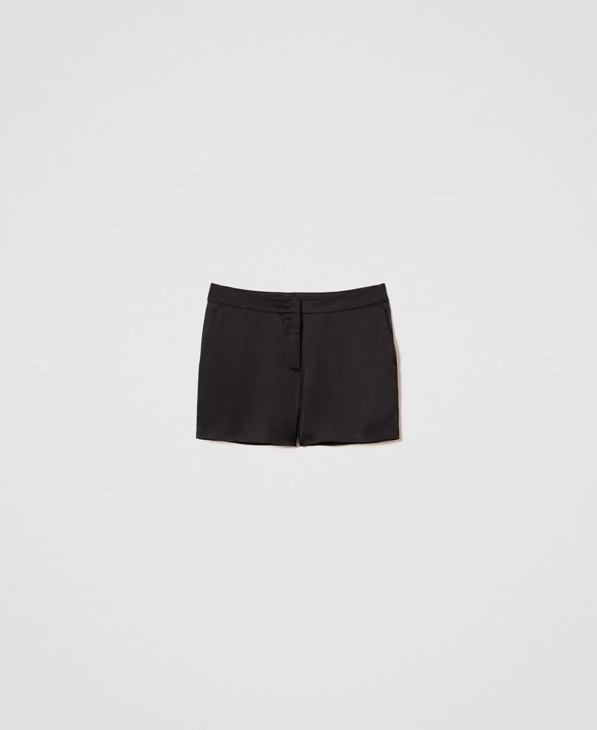 TWINSET Milano Shorts*Short En Satin Noir