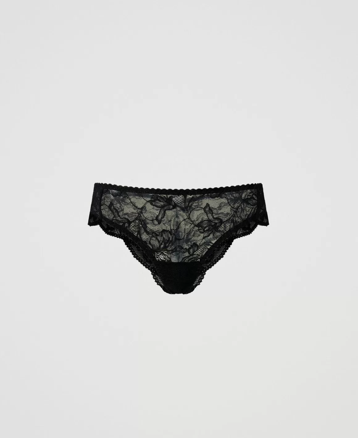 TWINSET Milano Sous-Vêtements Et Vêtements De Nuit*Slip Brésilien En Dentelle Noir