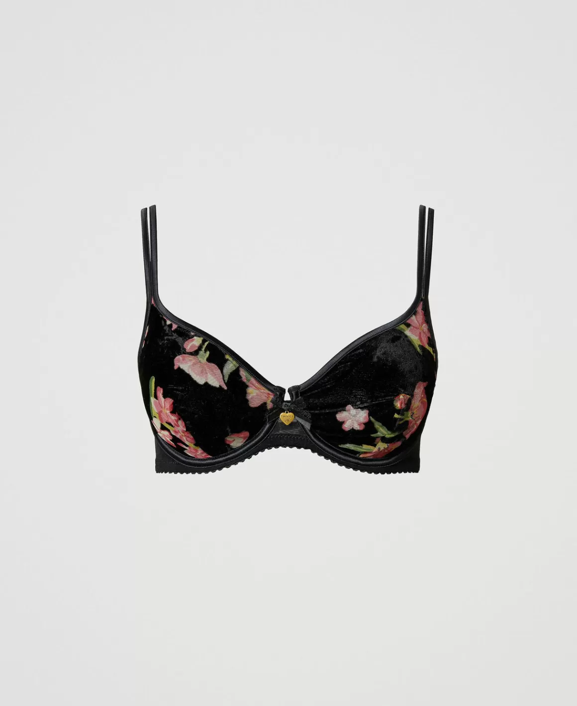 TWINSET Milano Sous-Vêtements Et Vêtements De Nuit*Soutien-gorge à Armatures En Velours Dévoré Multicolore Blooming