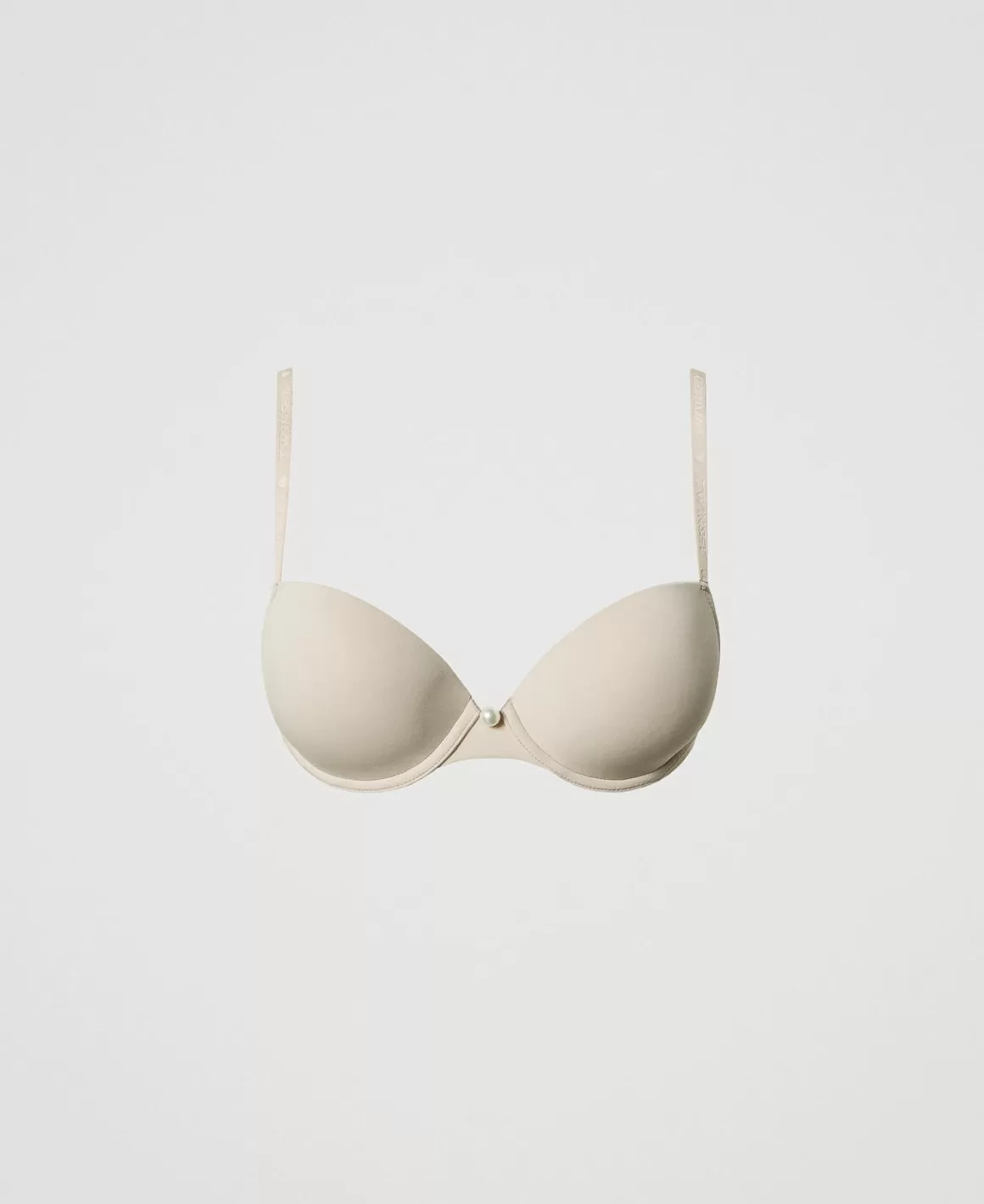 TWINSET Milano Sous-Vêtements Et Vêtements De Nuit*Soutien-gorge Push-up Do Nageur En Charmeuse Wonder Beige