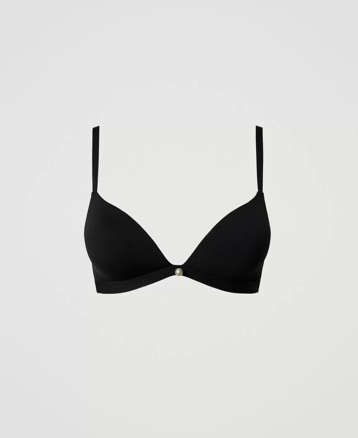 TWINSET Milano Sous-Vêtements Et Vêtements De Nuit*Soutien-gorge Triangle En Charmeuse Noir