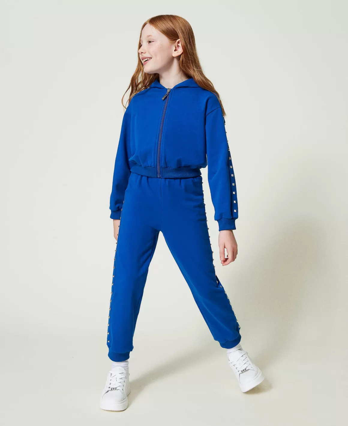 TWINSET Milano Pantalons Et Jeans*Sweat à Capuche Et Pantalon De Jogging Bleu « Surf »